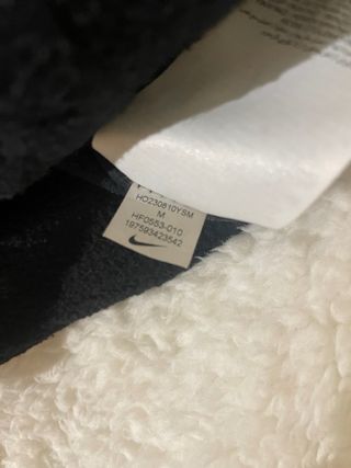 Felpa Nike con cappuccio nera e oro