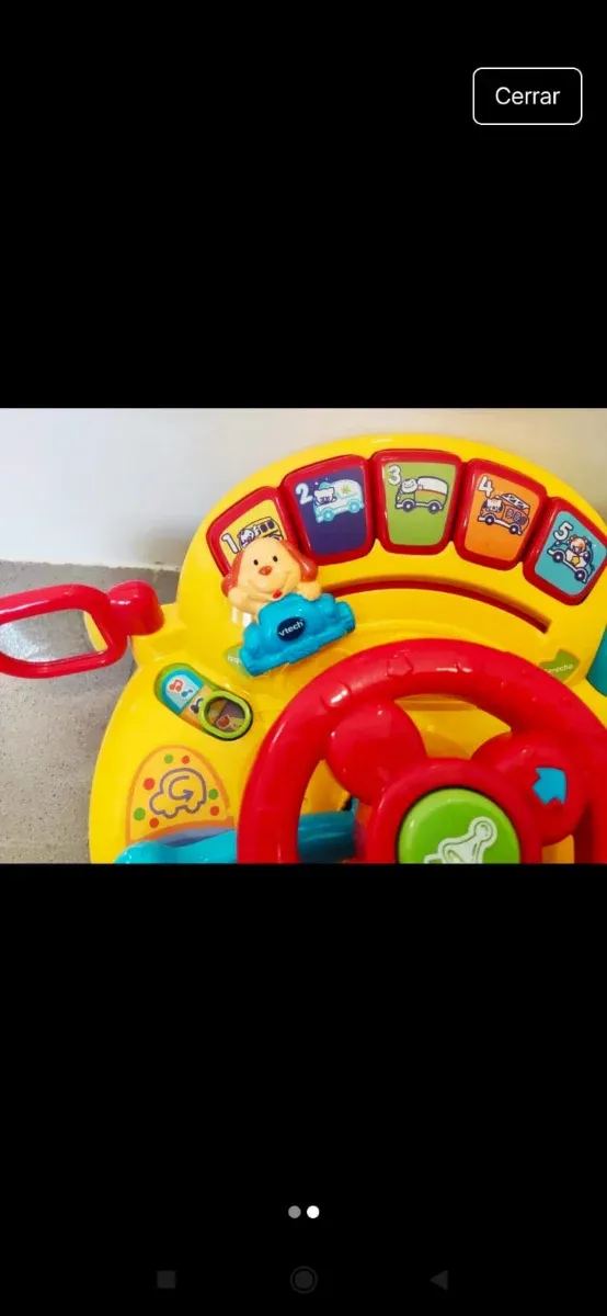 Volante interactivo con voz, luces y música+12 mes