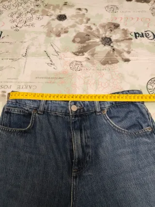 Pantalón vaquero ancho niña Talla 13-14