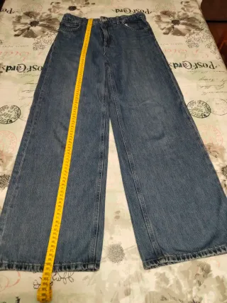 Pantalón vaquero ancho niña Talla 13-14
