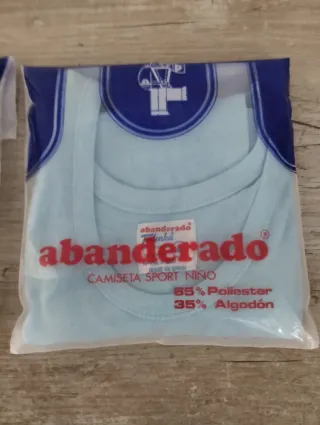 Lote 2 Camisetas Tirantes Sport Niño Abanderado