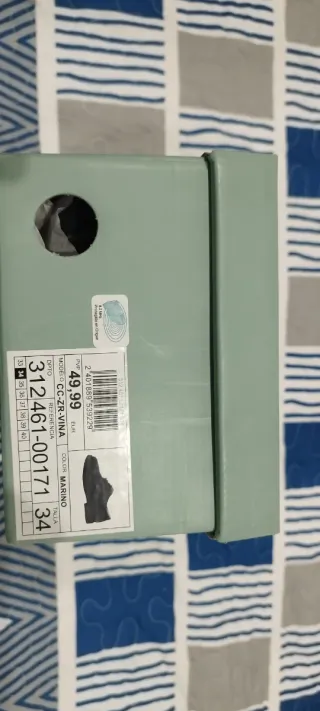 Zapatos azul marino comunión