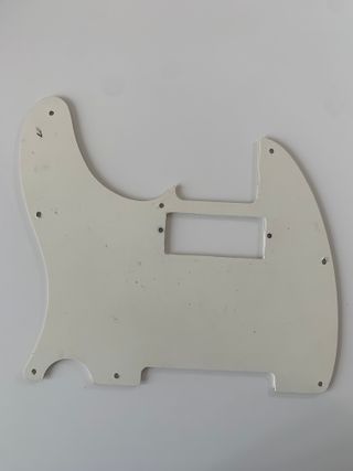 Pickguard Telecaster Bianco – 8 Viti con Viti