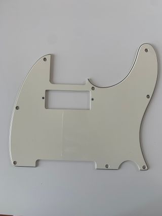 Pickguard Telecaster Bianco – 8 Viti con Viti