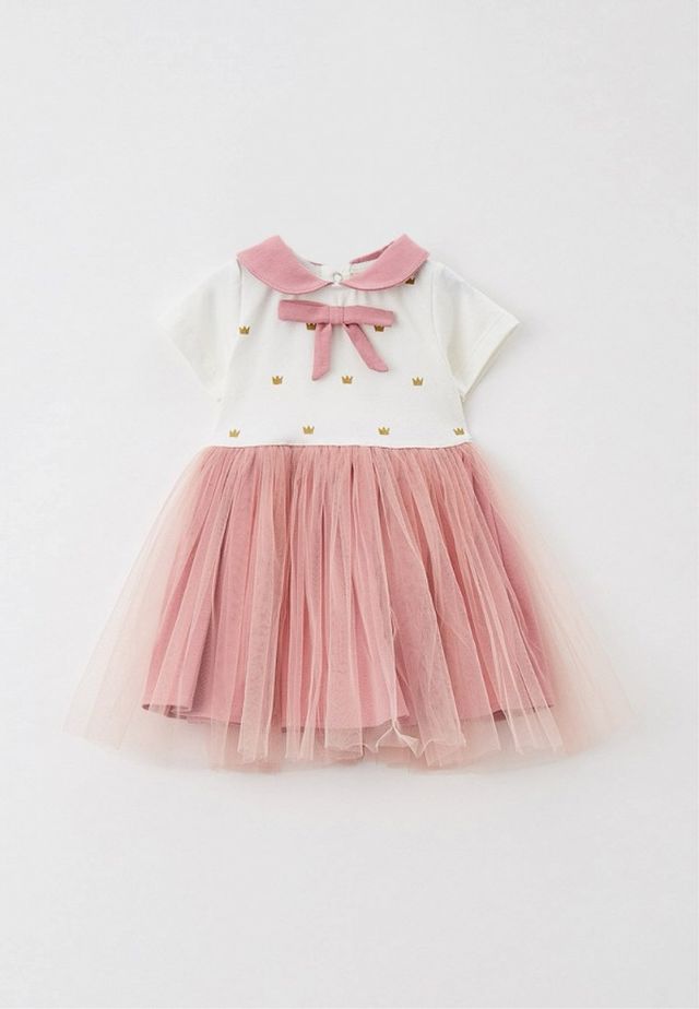 Vestido niña rosa tul 98cm