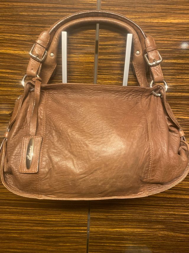 Bolso Piel Lurueña Marrón