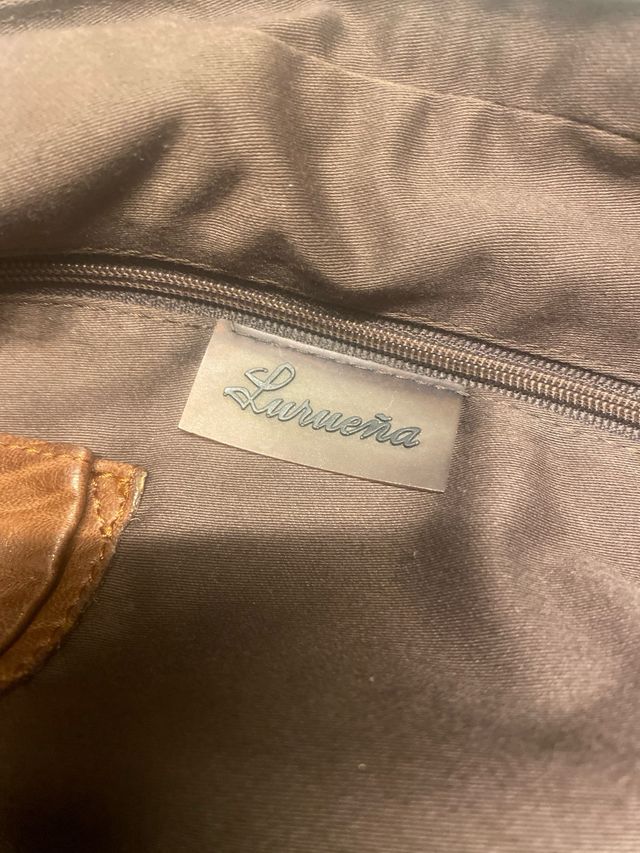 Bolso Piel Lurueña Marrón