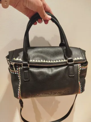 Bolso Desigual Negro Multicolor