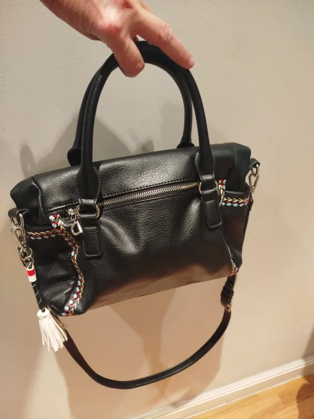 Bolso Desigual Negro Multicolor