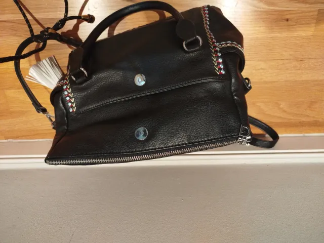 Bolso Desigual Negro Multicolor