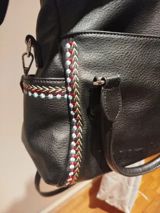 Bolso Desigual Negro Multicolor