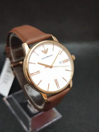 Reloj Emporio Armani AR11572 Hombre Rosado Piel