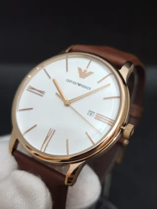 Reloj Emporio Armani AR11572 Hombre Rosado Piel