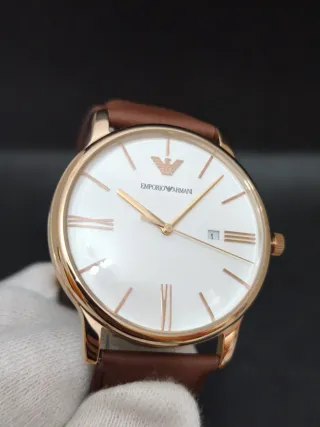 Reloj Emporio Armani AR11572 Hombre Rosado Piel