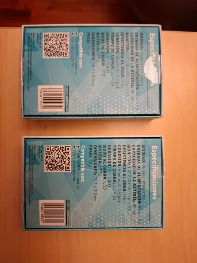 Reloj Smartband Negro