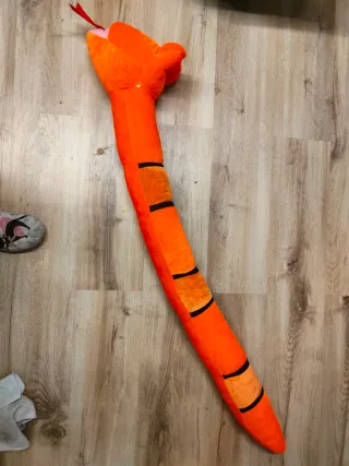 Peluche Serpiente Naranja
