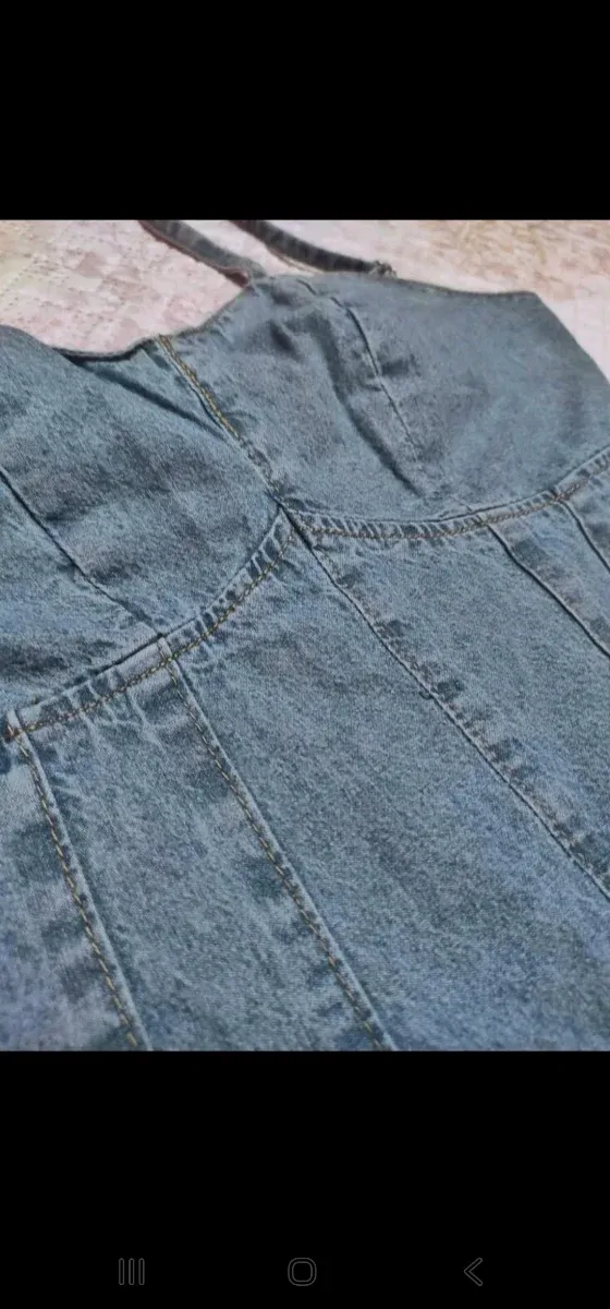 Mono vaquero tiranta pierna ancha Talla XS