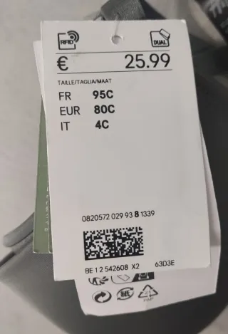 Sujetador H&M 80C Verde