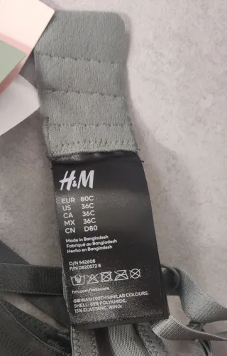 Sujetador H&M 80C Verde