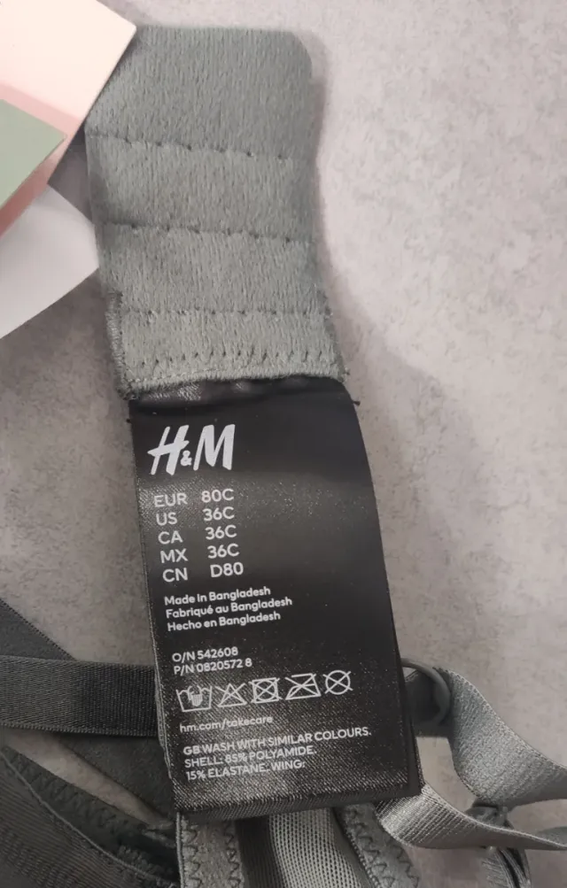 Sujetador H&M 80C Verde