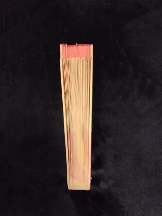 Abanico Frida Kahlo Rosa con Gato Negro