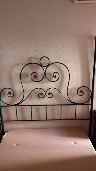 Cabecero de hierro forjado