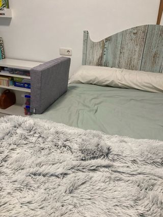 Barrera Cama Infantil Gris