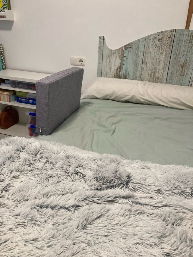 Barrera Cama Infantil Gris