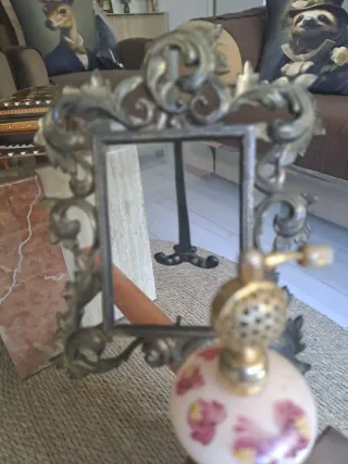 Juego de tocador vintage floral