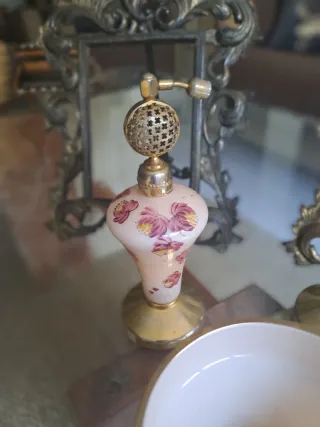 Juego de tocador vintage floral