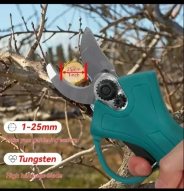 Motosserra e Tesoura Elétricas com Bateria Recarregável