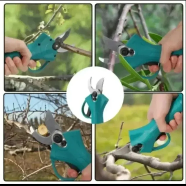 Motosserra e Tesoura Elétricas com Bateria Recarregável