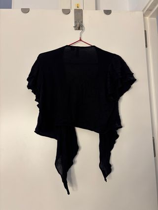 Chal negro manga corta
