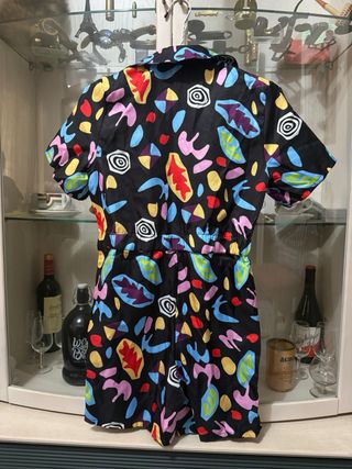 Mono corto estampado mujer