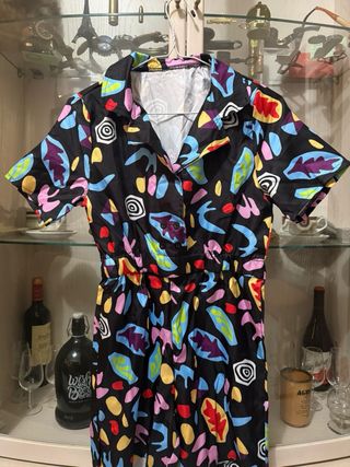 Mono corto estampado mujer