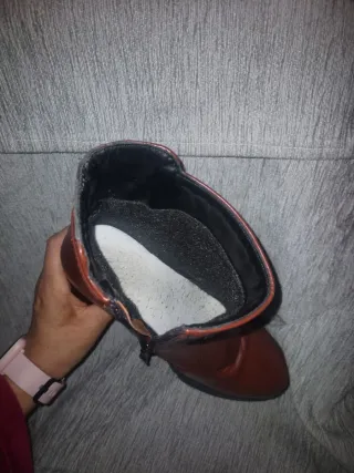 Botines marrones tacón ancho