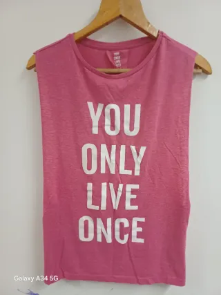 Maglia donna rosa taglia L