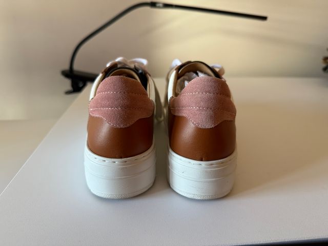 Zapatillas CMB Mujer Rosas y Blancas