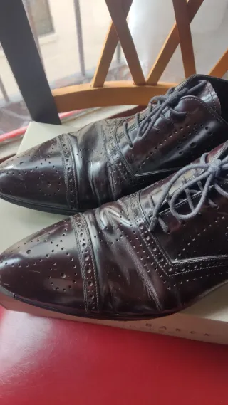 Zapatos Oxford Brogue Marrón Prada