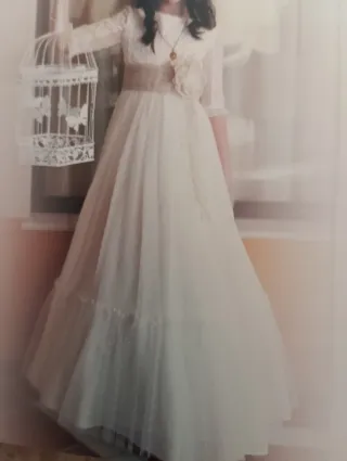 Vestido de Comunión Blanco Tengo dos talla 8 y 10