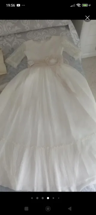 Vestido de Comunión Blanco Tengo dos talla 8 y 10