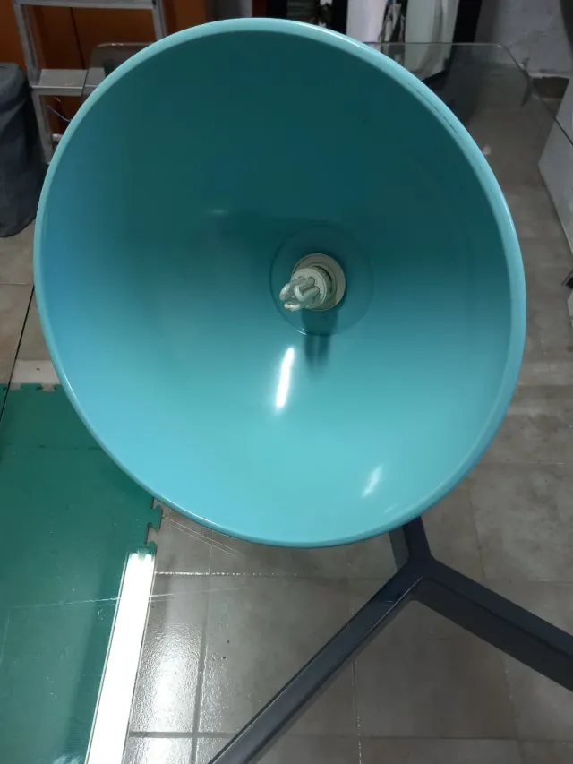 Lámpara de techo color teal