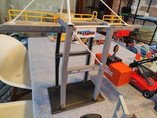 Playmobil Puerto Carga Grúa Barco