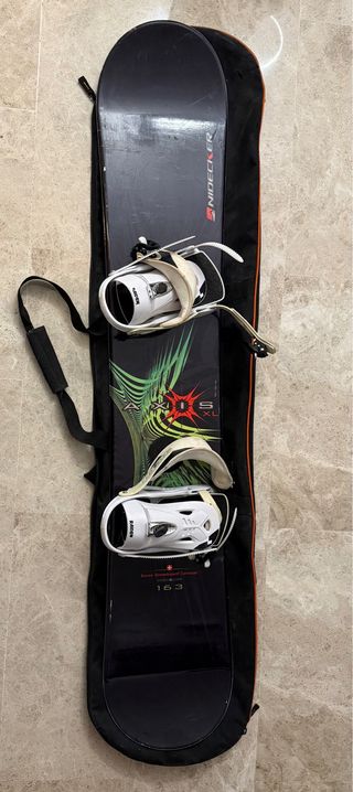 Tabla Snowboard Nidecker Axis 163 + Funda + Botas