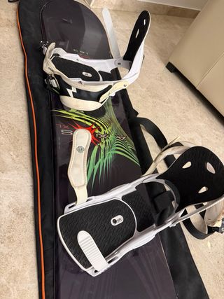 Tabla Snowboard Nidecker Axis 163 + Funda + Botas