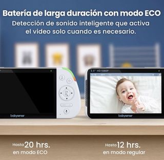 2 Cámaras Vigilabebés Babysense