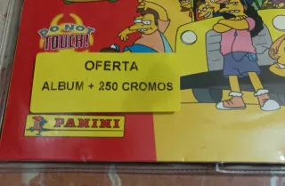 Lote Álbum Los Simpson + 250 Cromos Panini