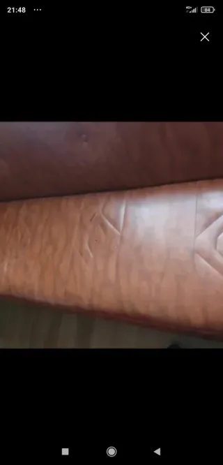 Sofá Cama Click Clack Marrón Piel