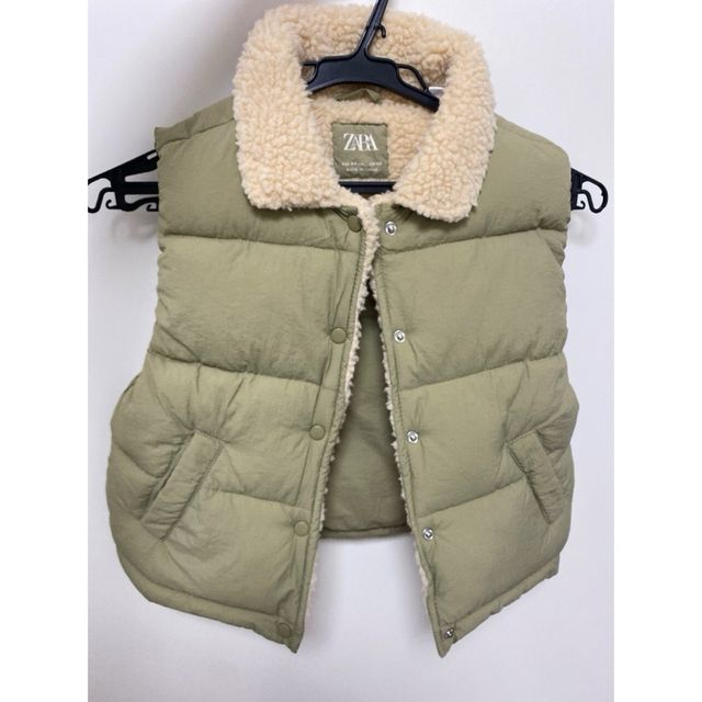 Chaleco Zara niño verde oliva