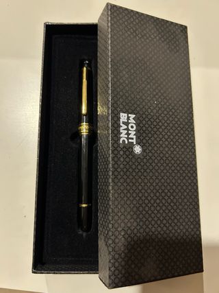 Bolígrafo Montblanc Meisterstück Negro y Oro